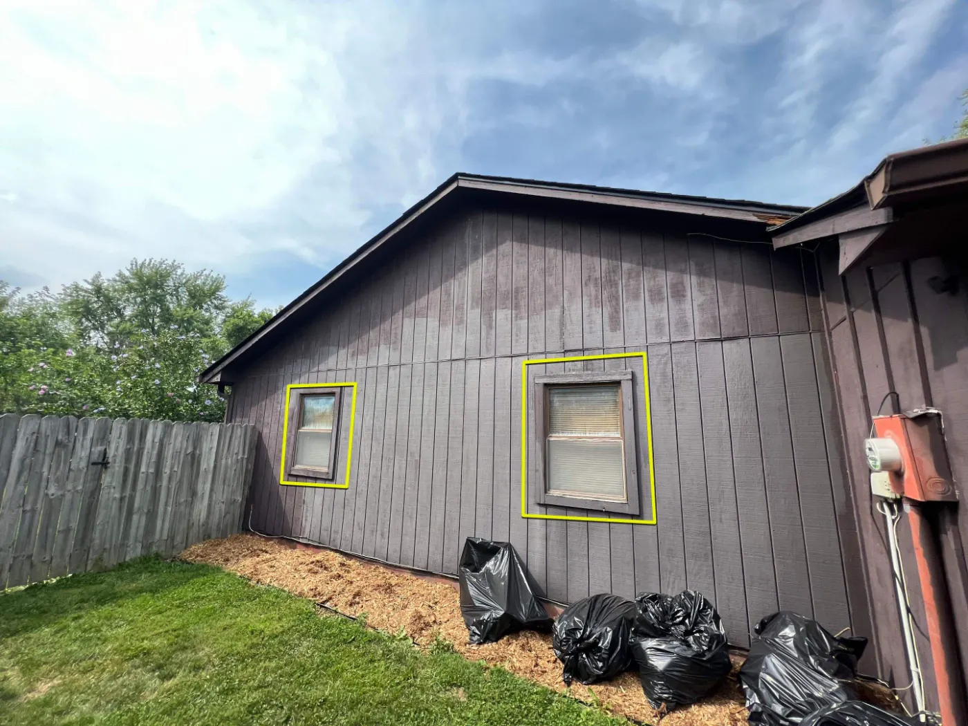 Energy-efficient windows installed in a Fairland home